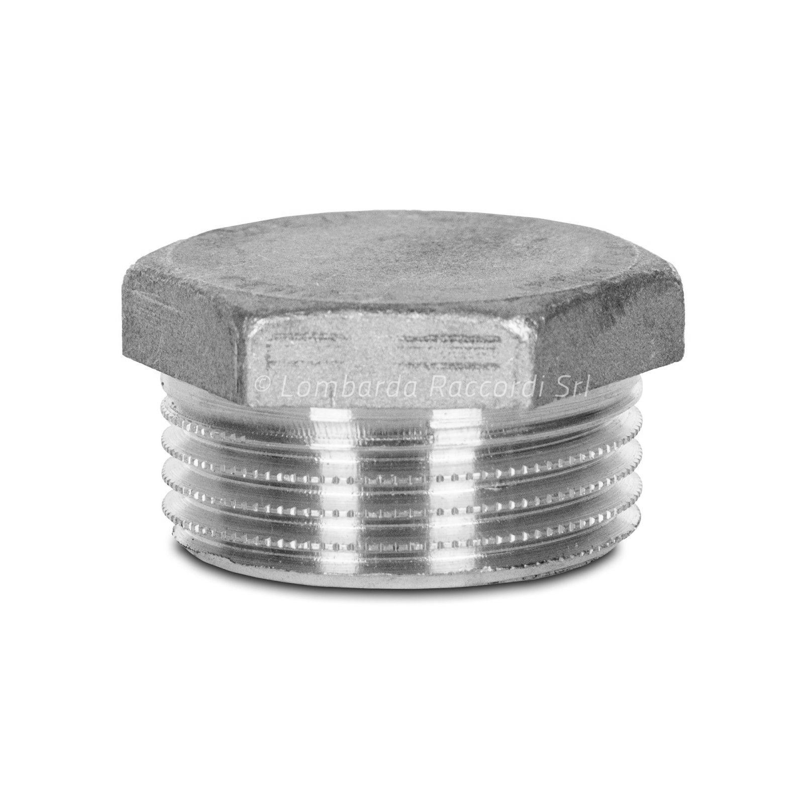 HEX. MALE PLUG CHROME PLATED