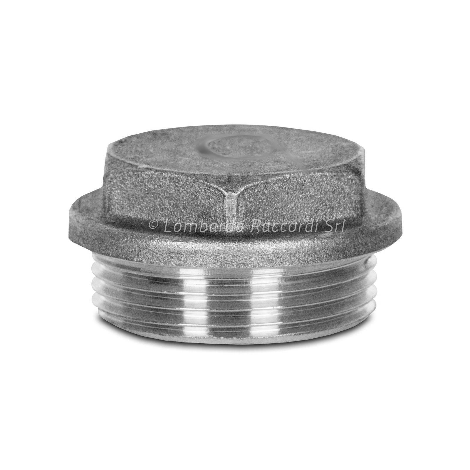 SQUARE M PLUG WITH EDGE CHROME PLATED