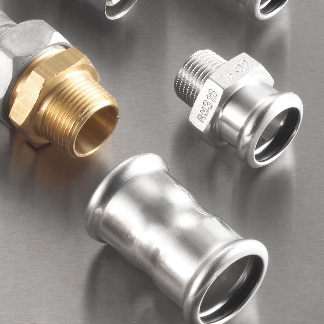 SISTEMA A PRESSARE IN ACCIAIO INOX E AL CARBONIO