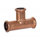 LONG TEE F/F/F COPPER PRESSFITTING FOR WATER