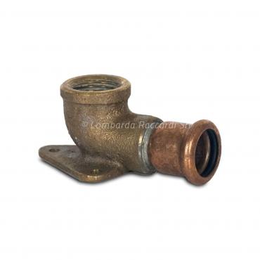 FLANGED ELBOW (3H) THD F x PRESS BRONZE FOR WATER