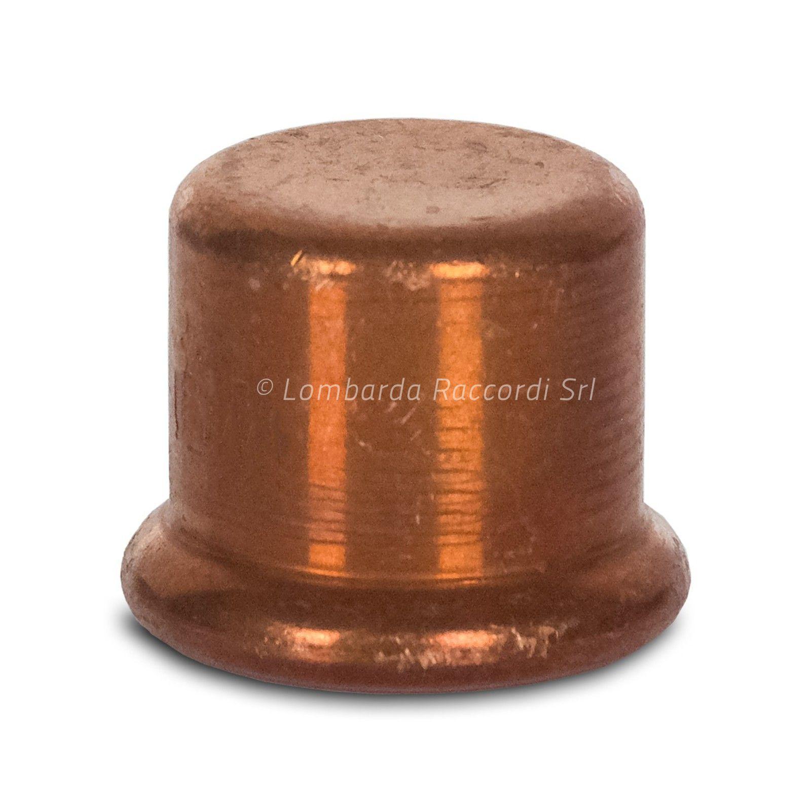 ROUND FEMALE CAP COPPER PRESSFITTING FOR GAS