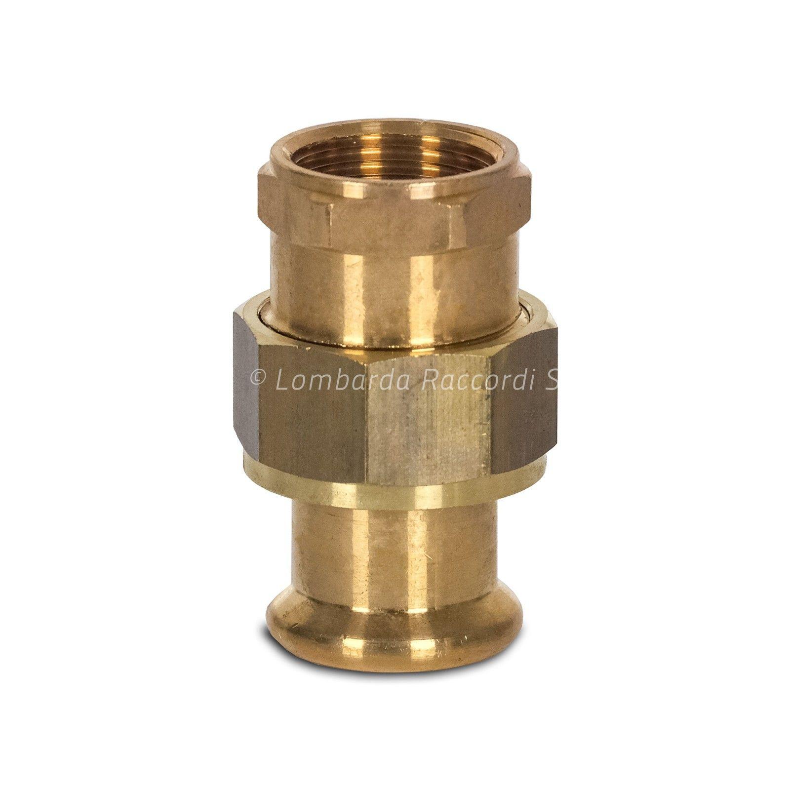 BOCCHETT. SEDE CONICA FIL. F x PRESSARE IN BRONZO PER SOLARE