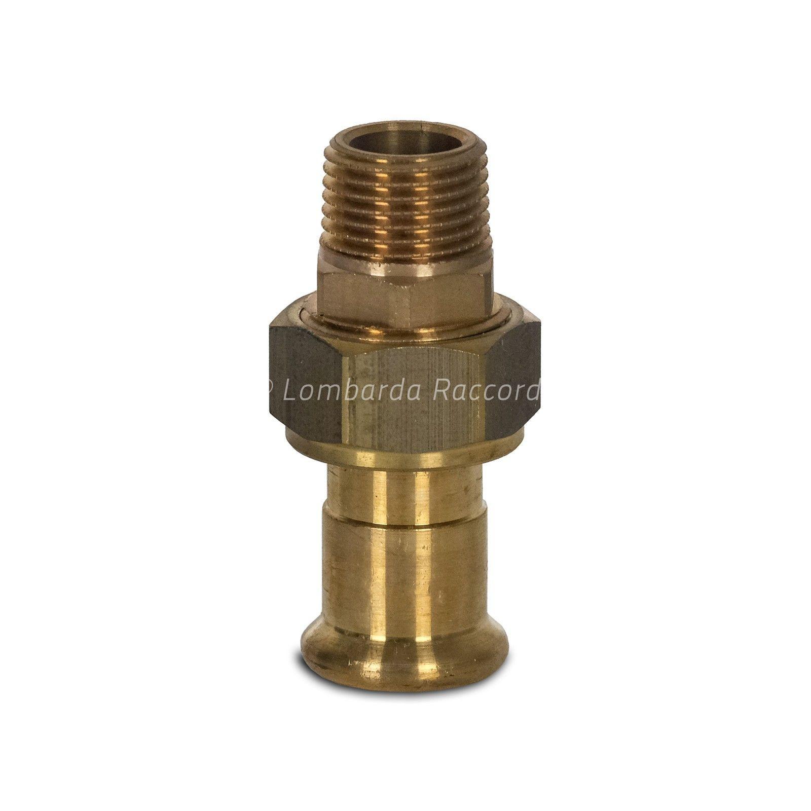 BOCCHETT. SEDE CONICA FIL. M x PRESSARE IN BRONZO PER SOLARE