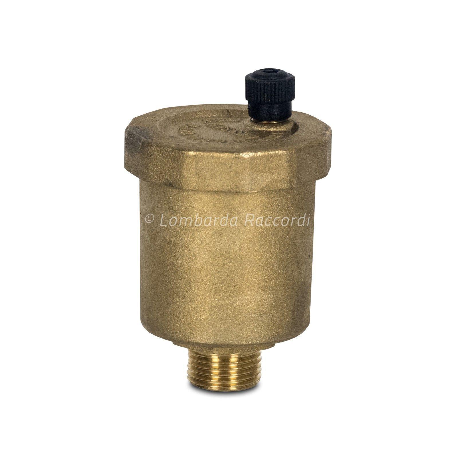 VALVOLA AUTOMATICA DI SFOGO ARIA OTTONE GIALLO