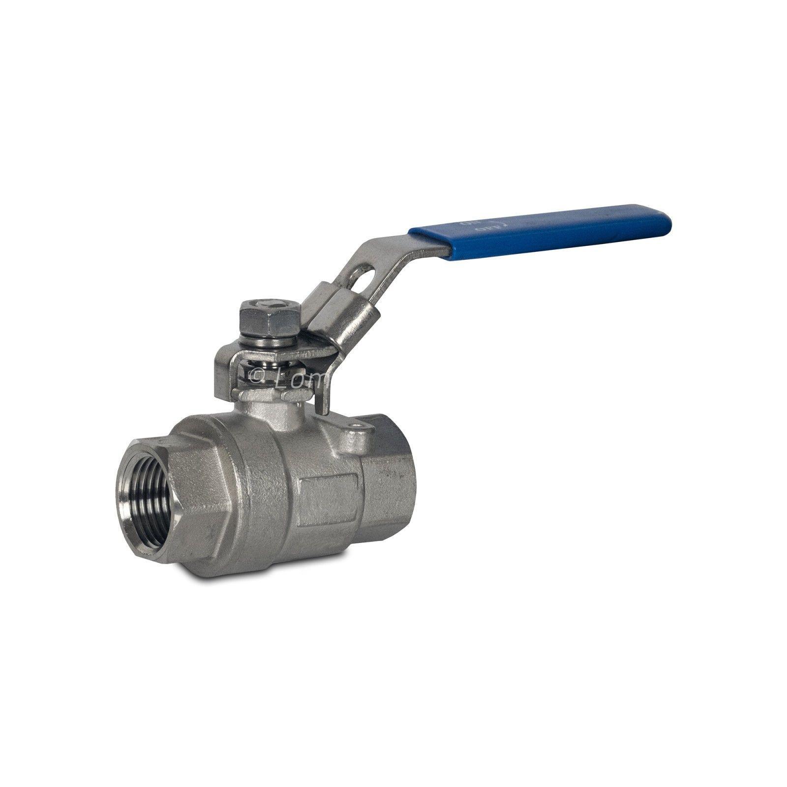 VALVOLA A SFERA IN 2 PZ F/F MANIGLIA A LEVA