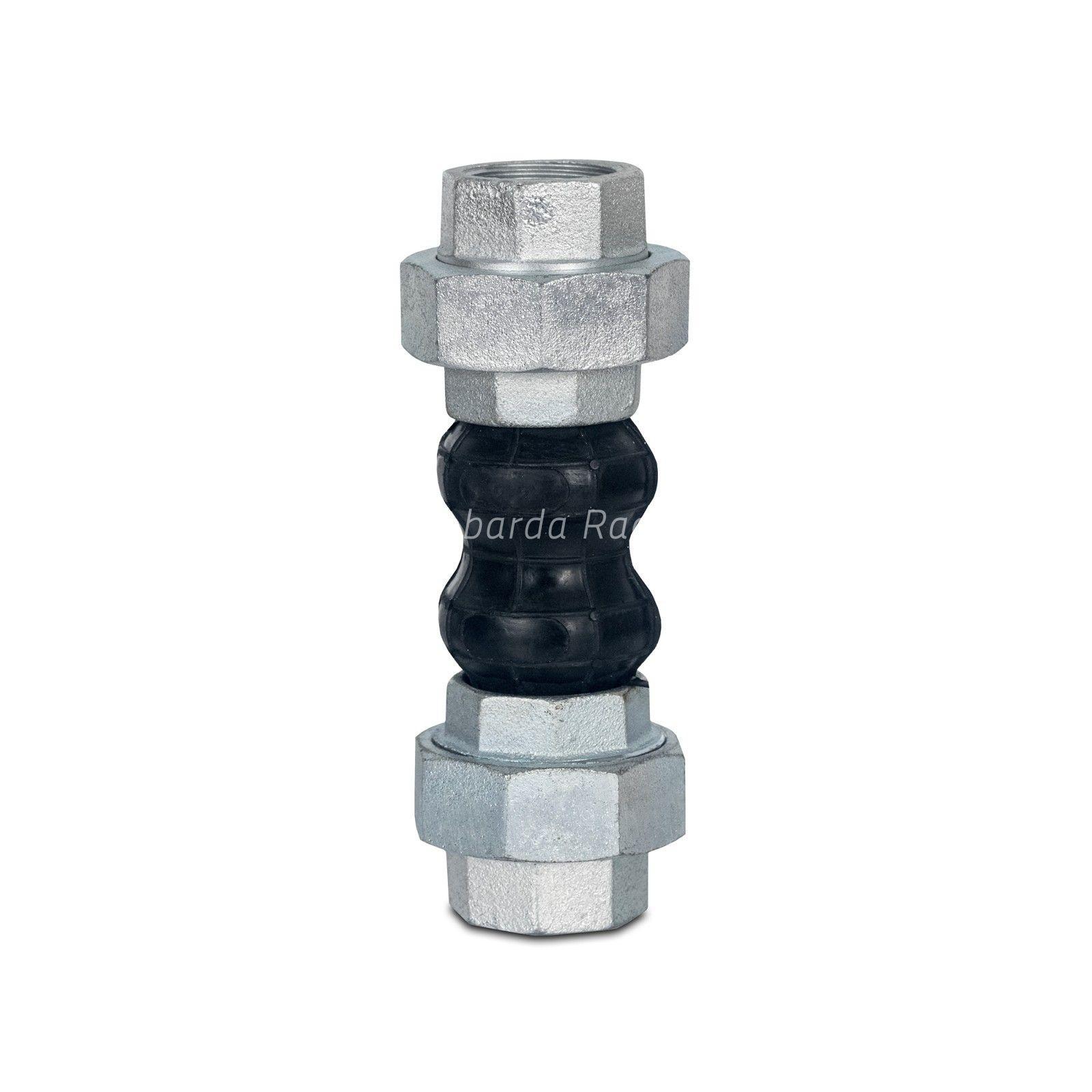 RUBBER EXPANSION JOINT THREADED END
