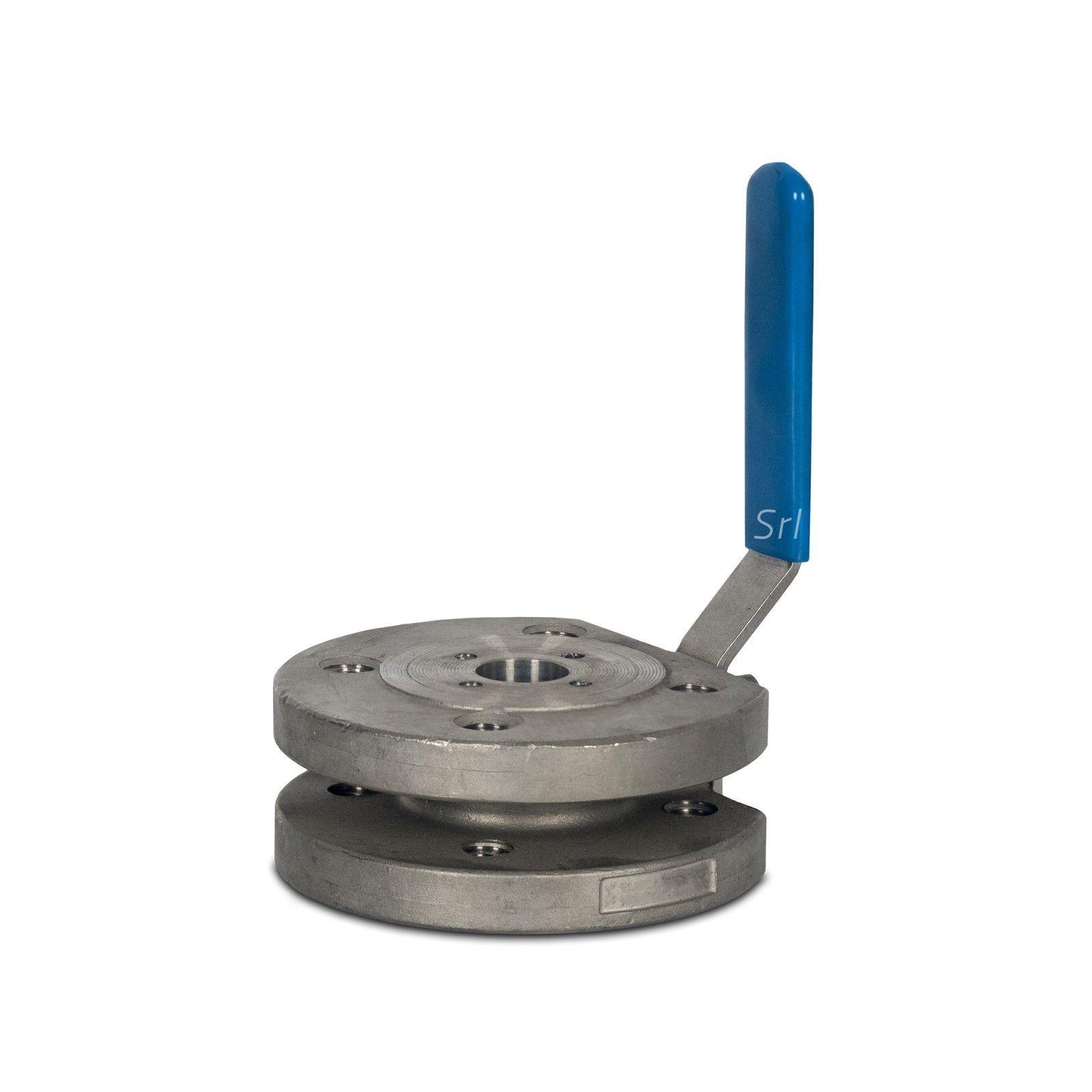 VALVOLA A SFERA WAFER IN ACCIAIO INOX