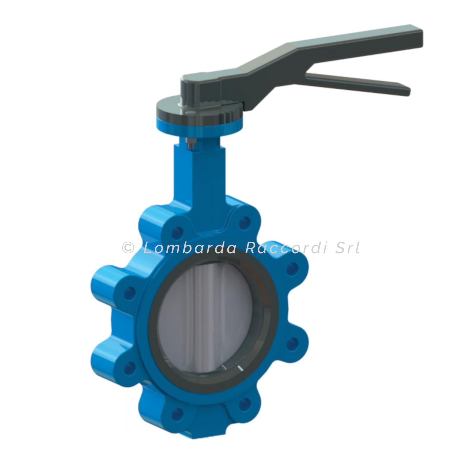 VALVOLA A FARFALLA LUG (GHISA / INOX 316 / EPDM)