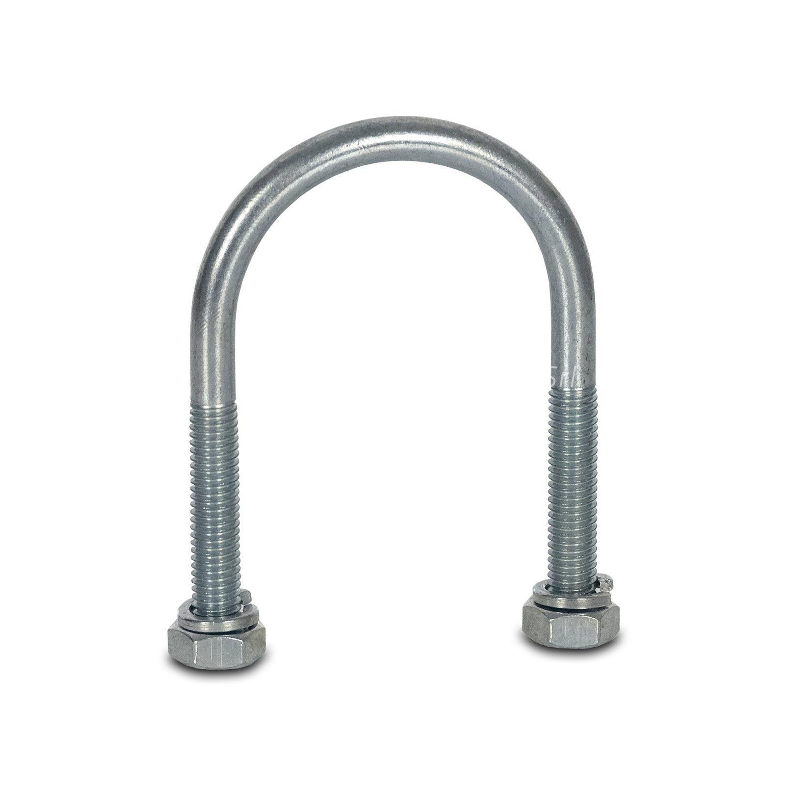 CAVALLOTTO ZINCATO (U-BOLT) COMPLETO DI DADI E RONDELLE