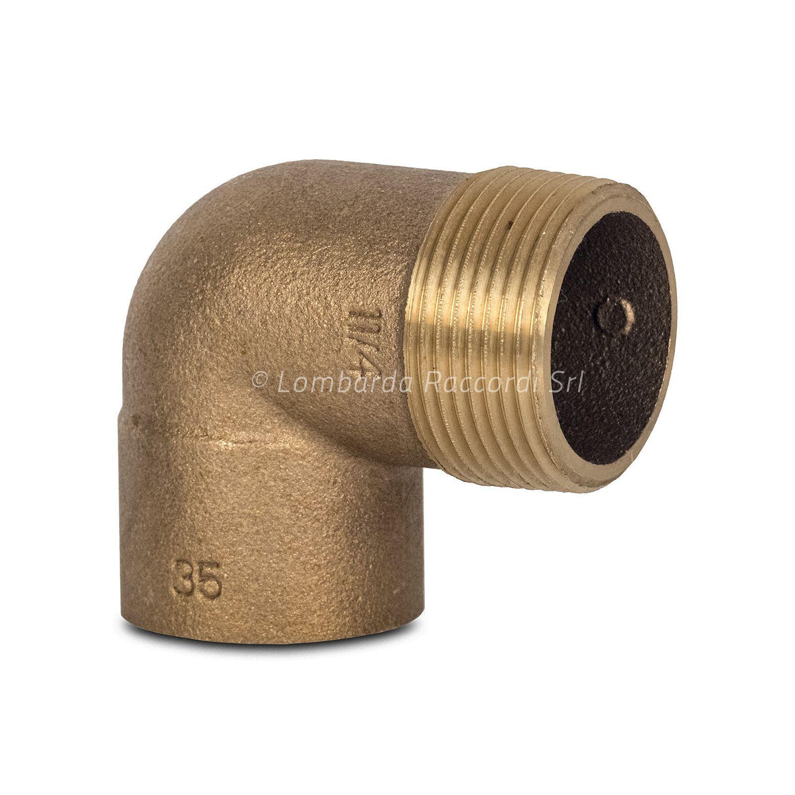 GOMITO 90° FIL. M x TASCA A SALDARE