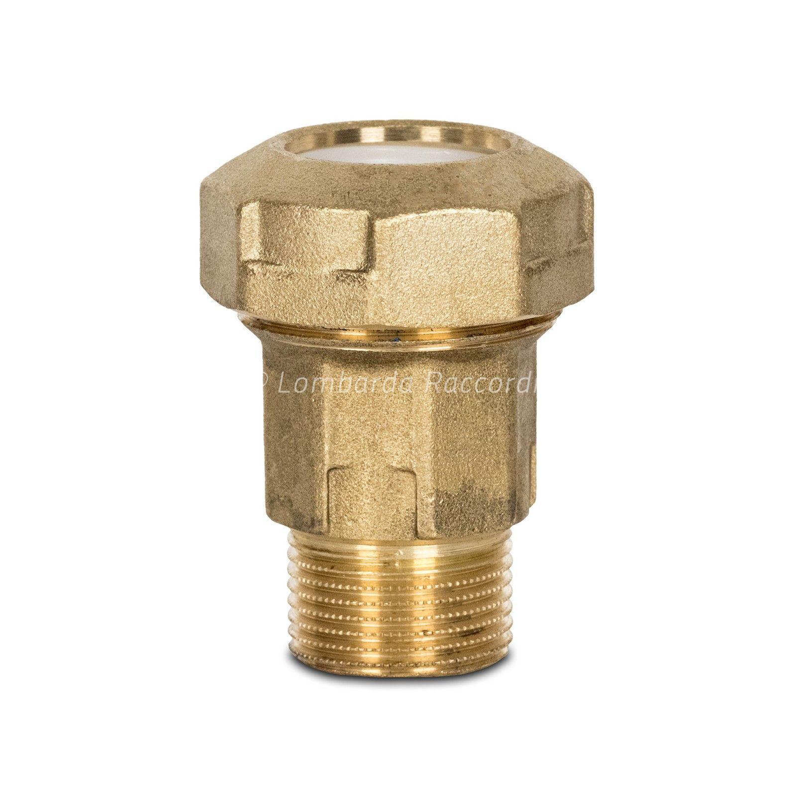 MALE BRASS STRAIGHT FITTING FOR PE/PVC PIPE