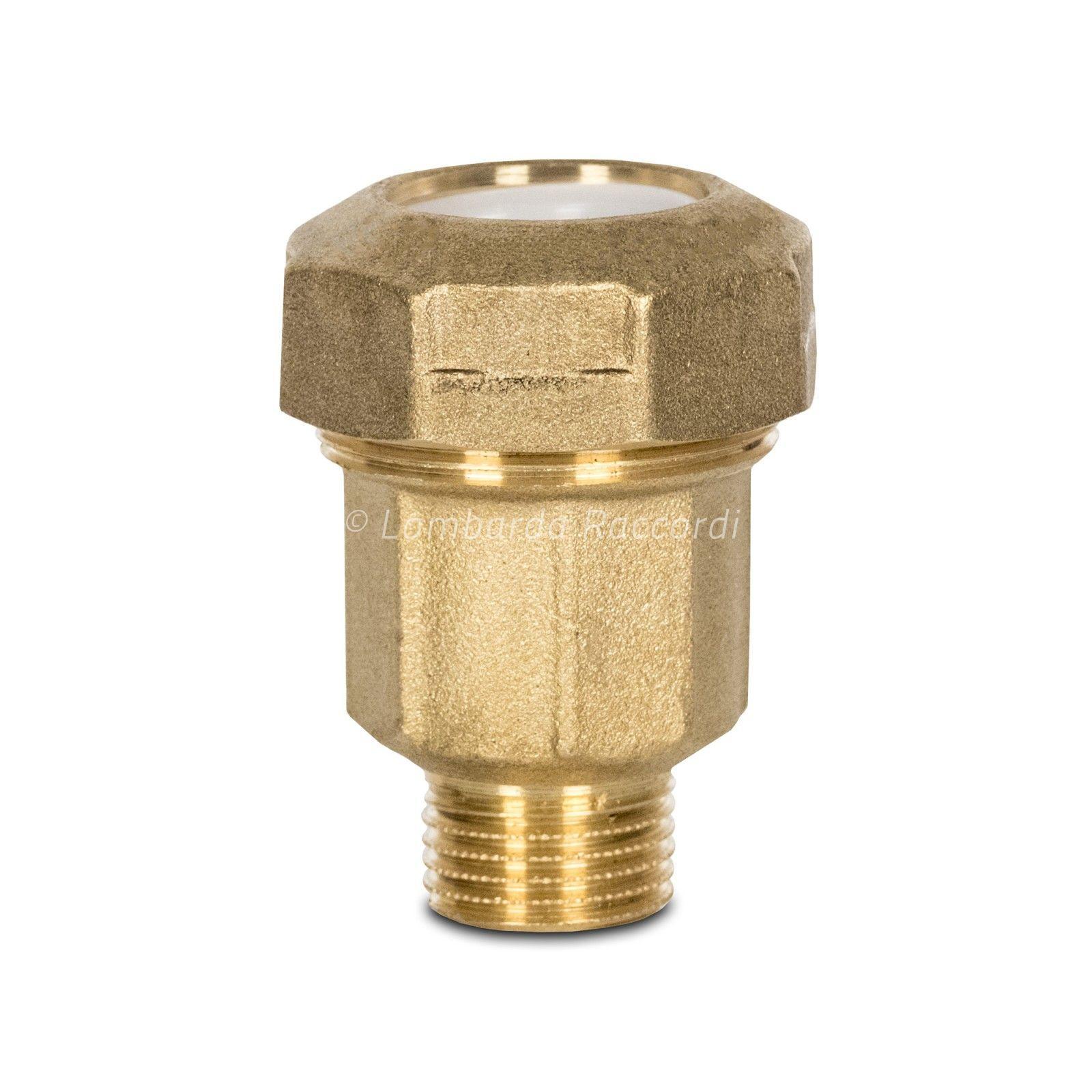 RACC. DRITTO RIDOTTO FIL. M IN OTTONE A STRINGERE PER TUBO PE/PVC